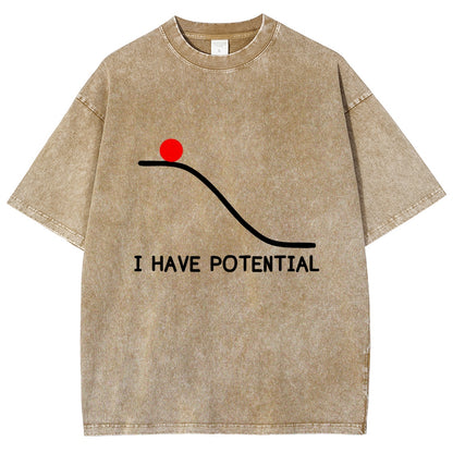 I Had Potential Vintage Distressed T-shirt