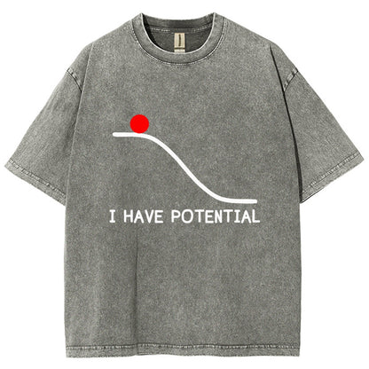 I Had Potential Vintage Distressed T-shirt