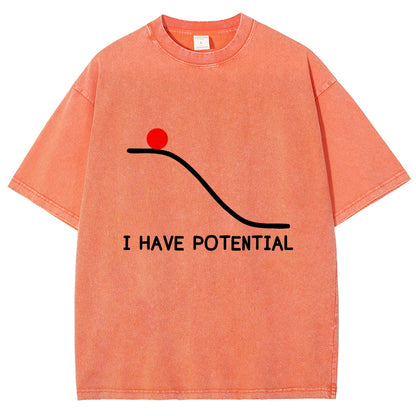 I Had Potential Vintage Distressed T-shirt