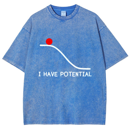I Had Potential Vintage Distressed T-shirt