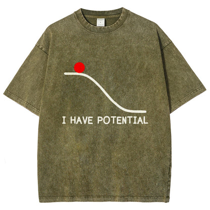 I Had Potential Vintage Distressed T-shirt