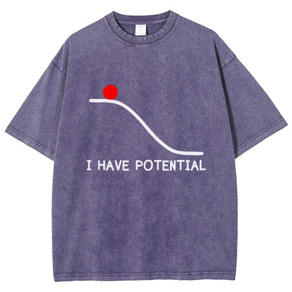 I Had Potential Vintage Distressed T-shirt