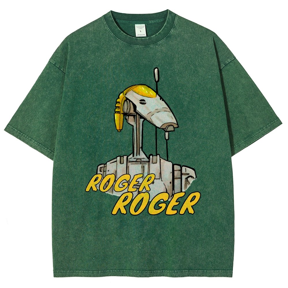 Roger, roger Vintage Distressed T-shirt