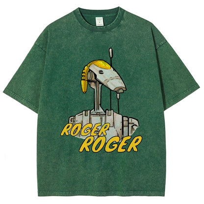 Roger, roger Vintage Distressed T-shirt