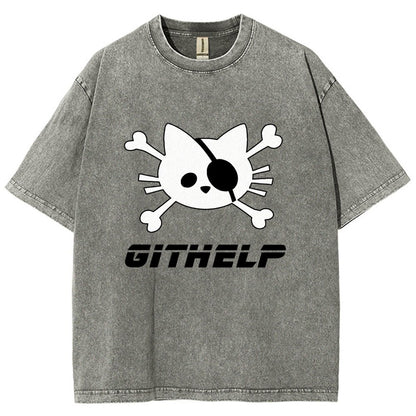 GitHelp Vintage Distressed T-shirt
