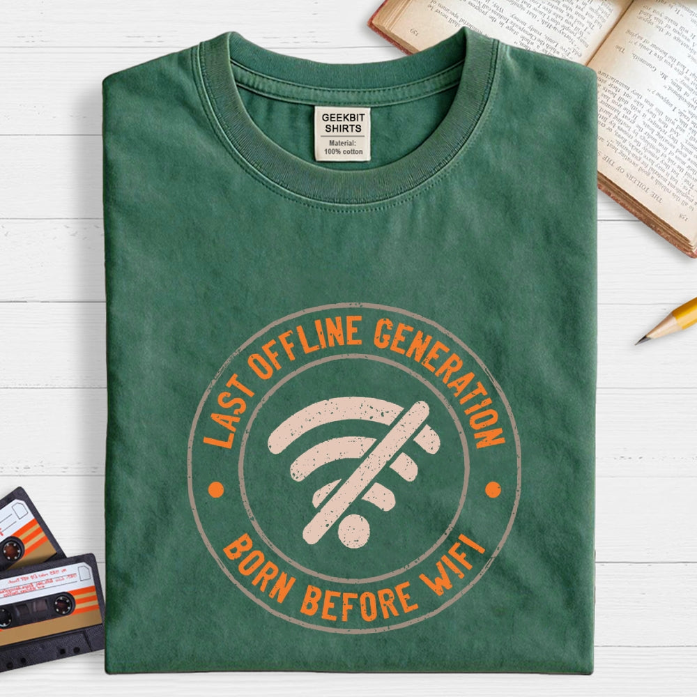Last Offline Generation Geek T-Shirt