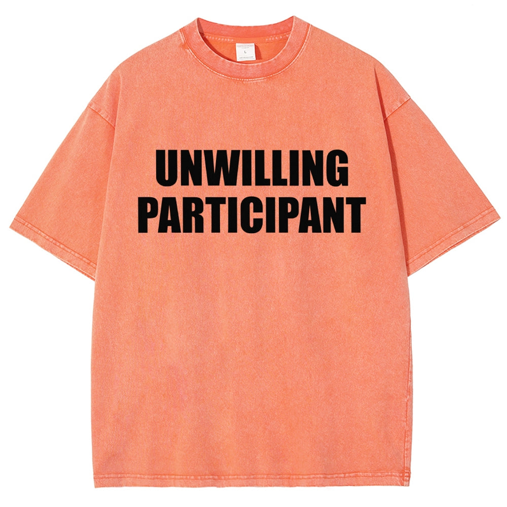 Unwilling Participant Vintage Distressed T-shirt