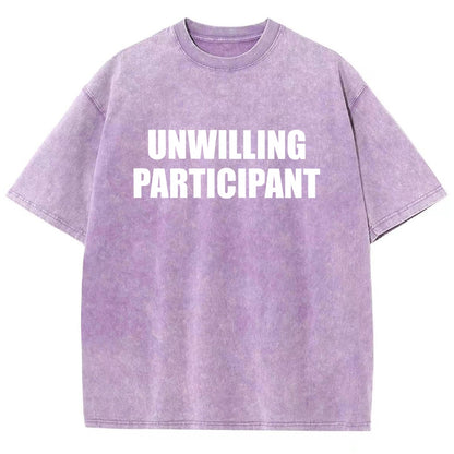 Unwilling Participant Vintage Distressed T-shirt
