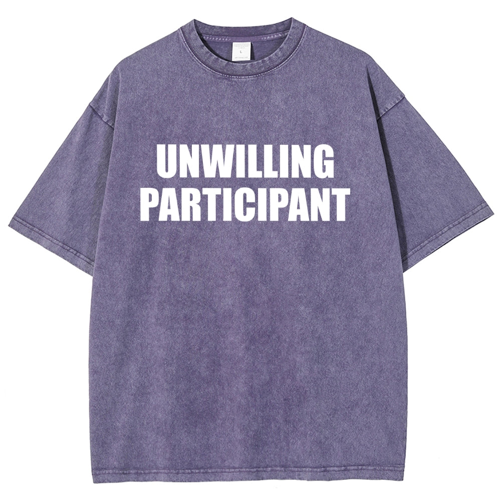 Unwilling Participant Vintage Distressed T-shirt