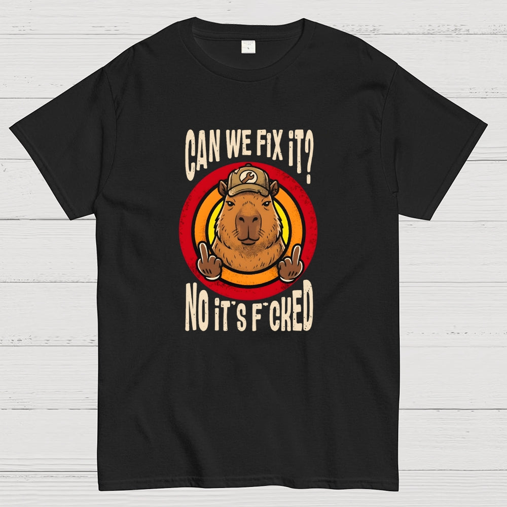 No It's Fucked Art Print Geek T-Shirt