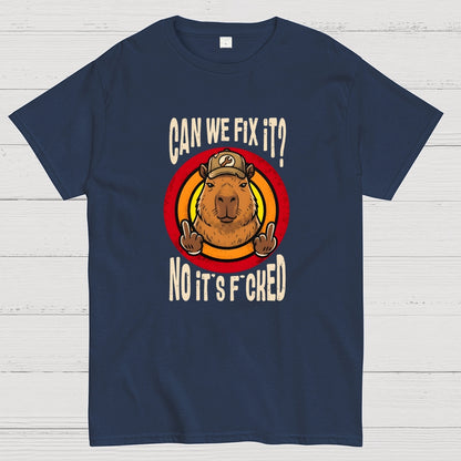 No It's Fucked Art Print Geek T-Shirt
