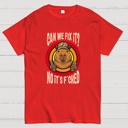 No It's Fucked Art Print Geek T-Shirt