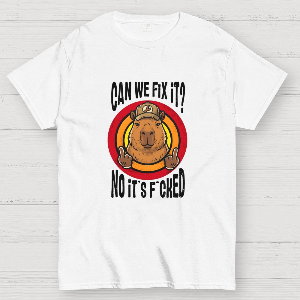 No It's Fucked Art Print Geek T-Shirt