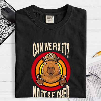 No It's Fucked Art Print Geek T-Shirt