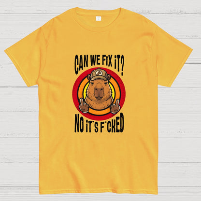 No It's Fucked Art Print Geek T-Shirt