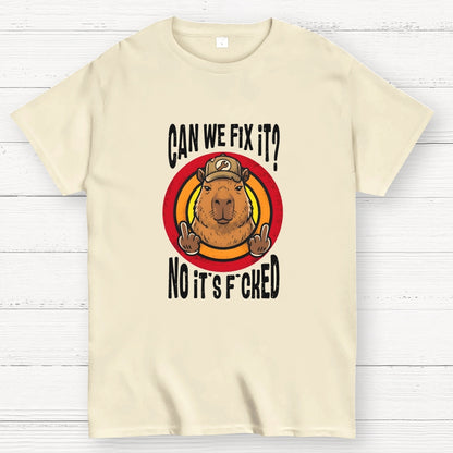 No It's Fucked Art Print Geek T-Shirt
