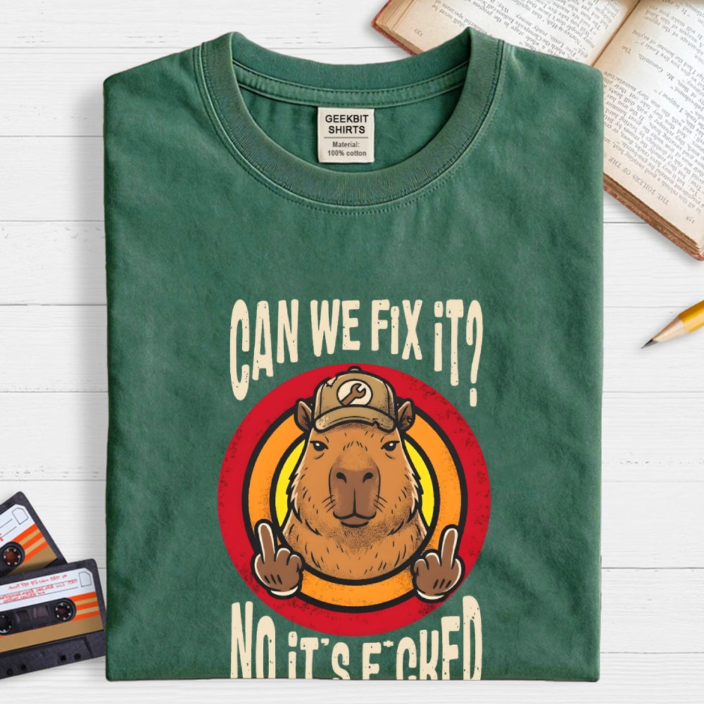 No It's Fucked Art Print Geek T-Shirt