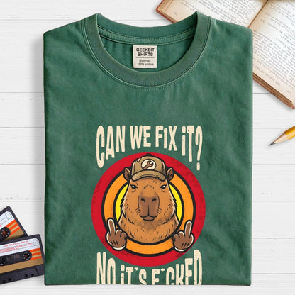 No It's Fucked Art Print Geek T-Shirt