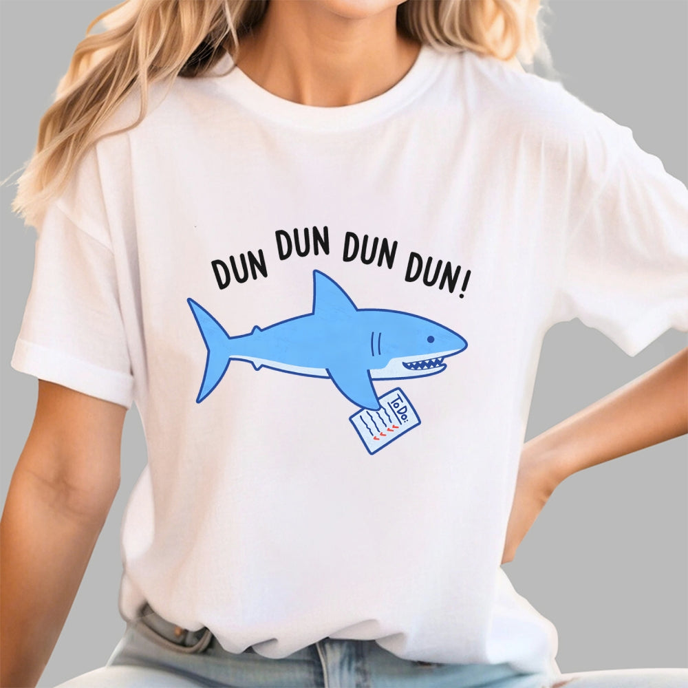 Dun Dun Shark Geek T-Shirt