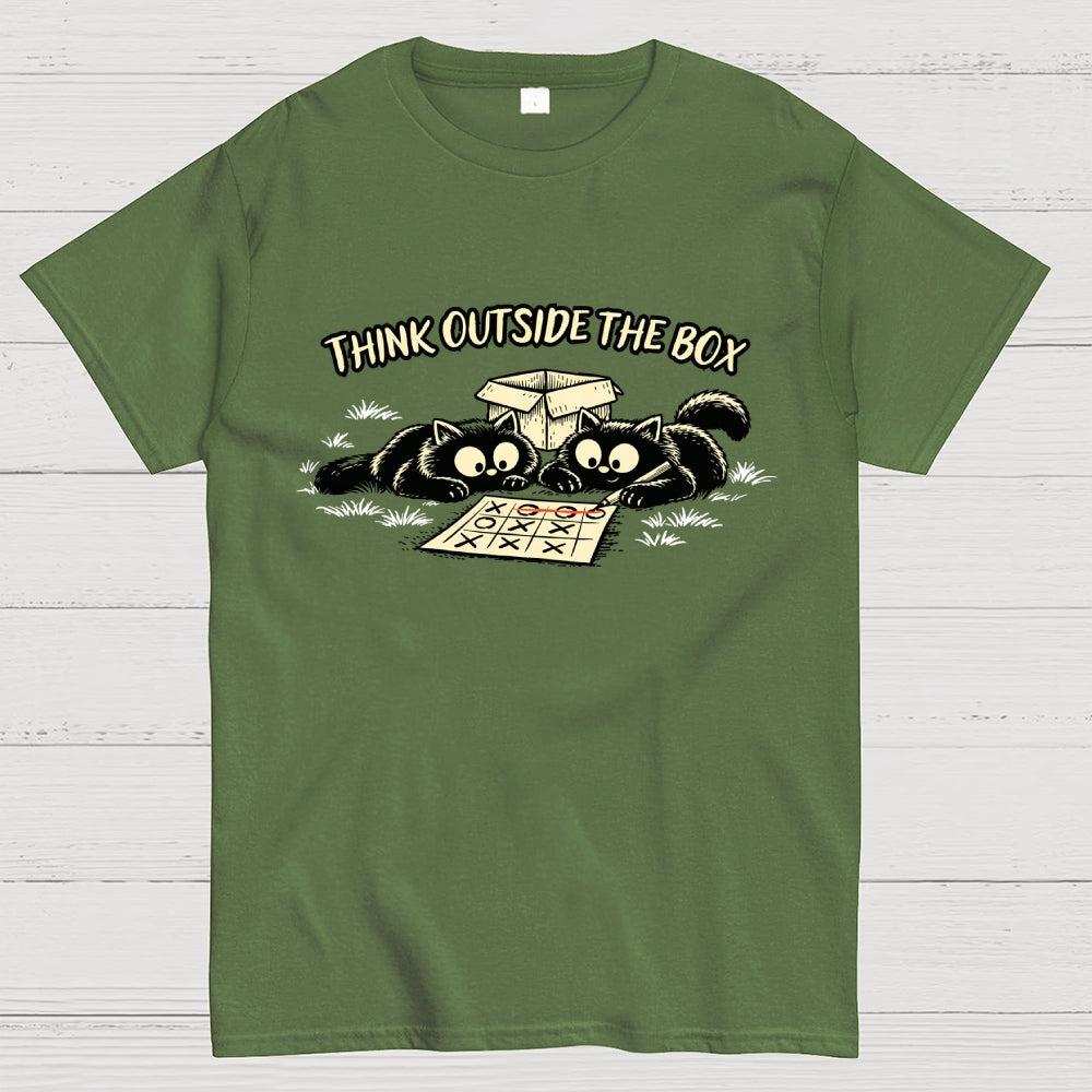 Think Outside The Box Geek T-Shirt