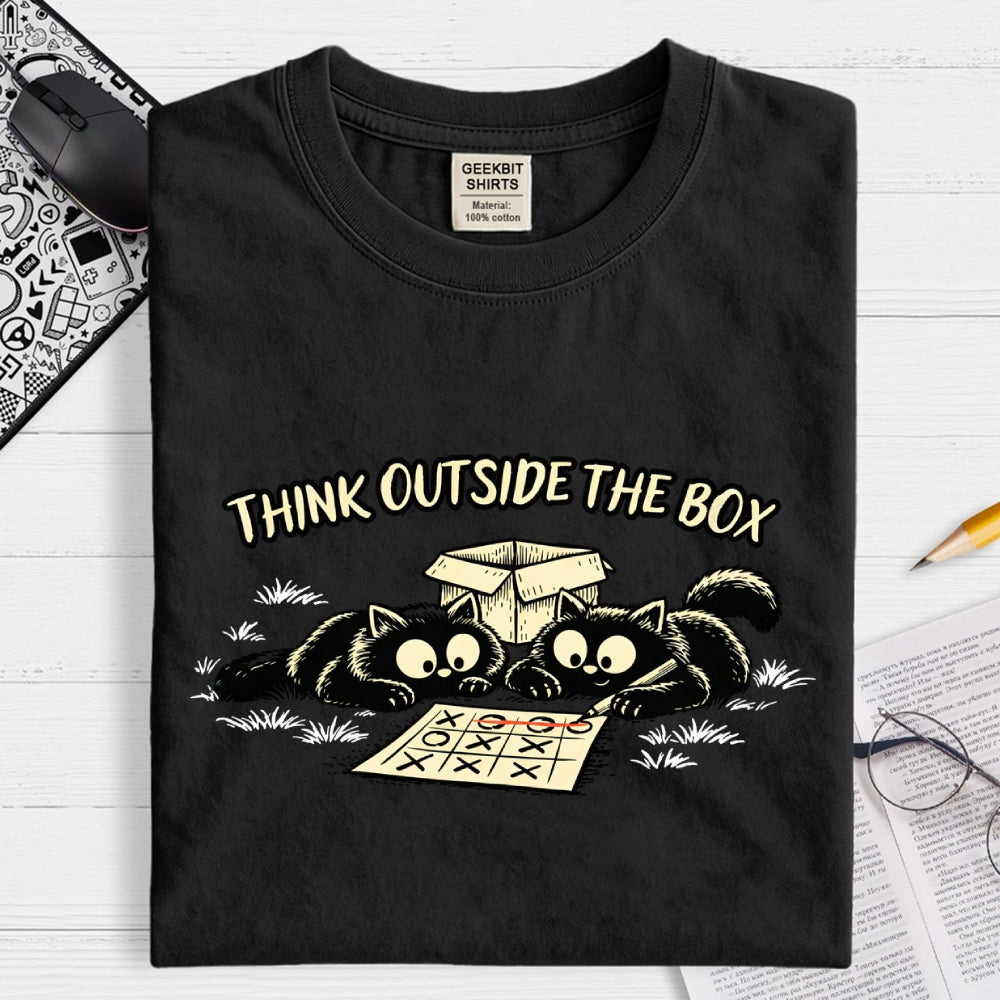Think Outside The Box Geek T-Shirt
