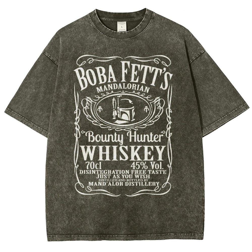 Adventure Hunter Whiskey Vintage Distressed T-shirt