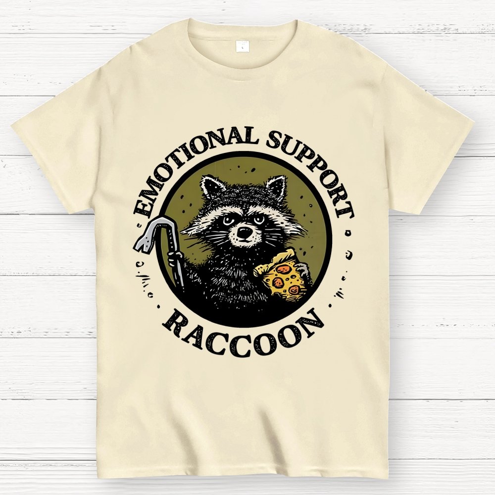 Emotional Support Raccoon Geek T-Shirt