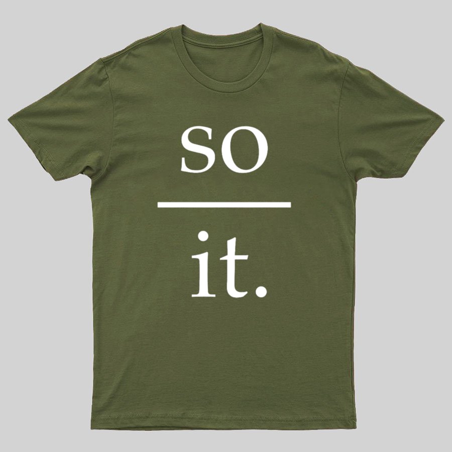 So Over It Nerd T-Shirt