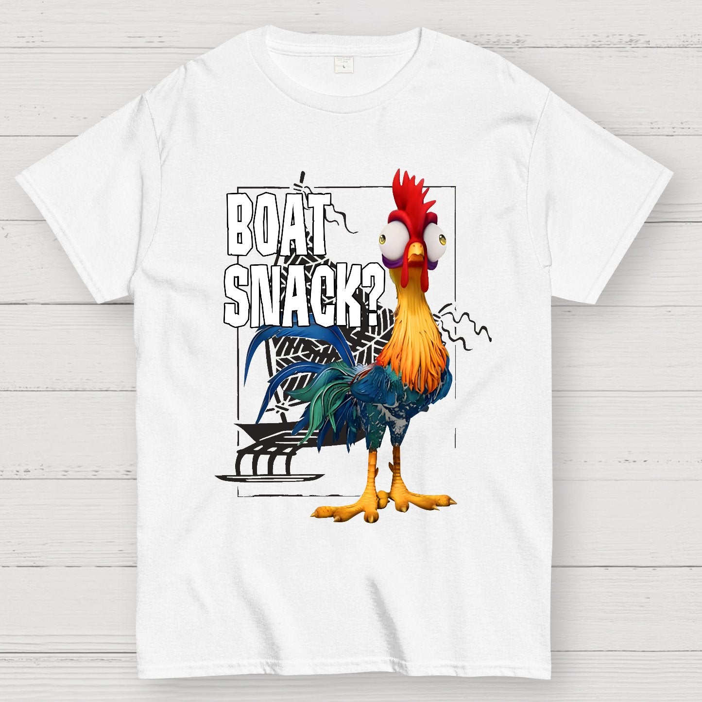 Boat Snack?  Chicken Geek T-Shirt