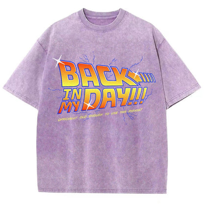 Back in my day! Vintage Distressed T-shirt