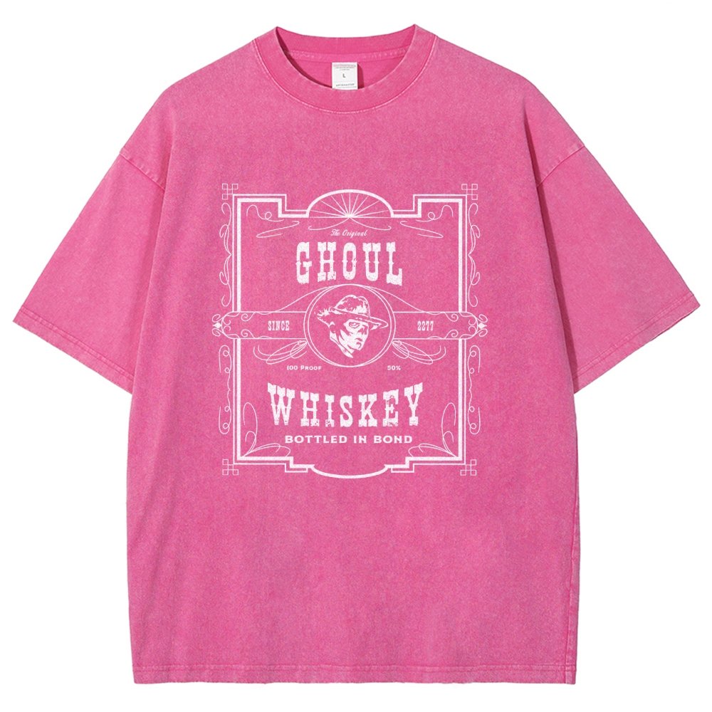 Ghoul Whiskey Vintage Distressed T-shirt