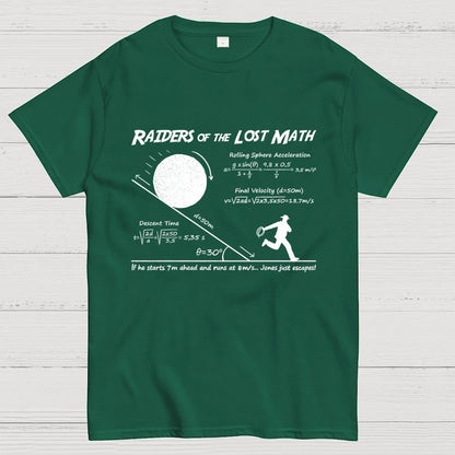 Raiders of the Lost Math Geek T-Shirt