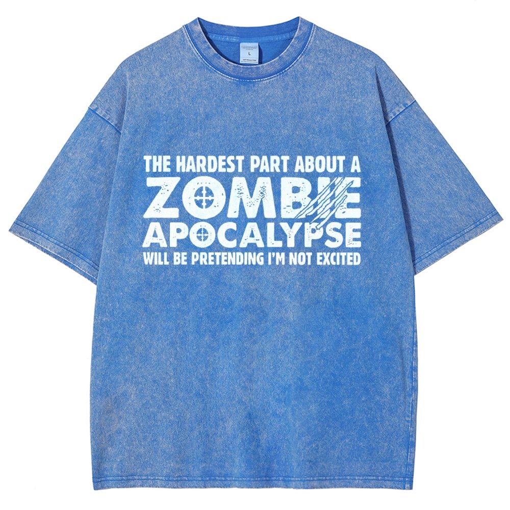 Zombie Apocalypse Vintage Distressed T-shirt