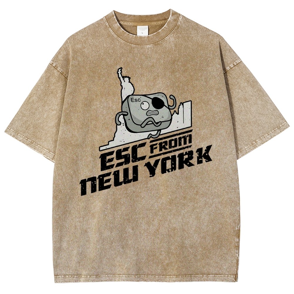Esc from New Town Vintage Distressed T-shirt