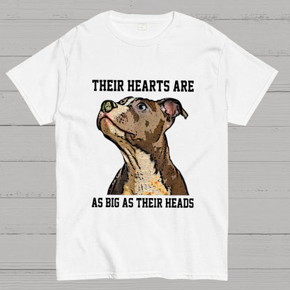 Their Hearts Are As Big As Their Heads Nerdy T-Shirt