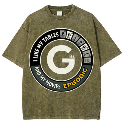 Nerdy and Proud Vintage Distressed T-shirt
