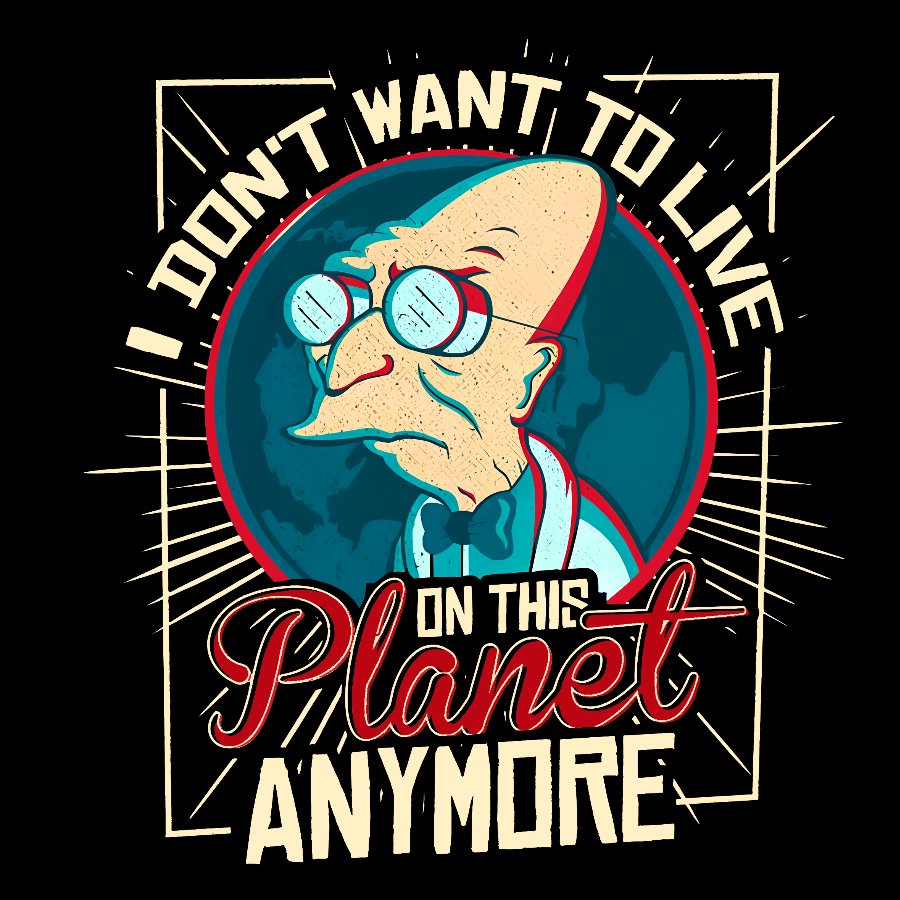 I don't want to live here Geek Cotton Sweatshirt
