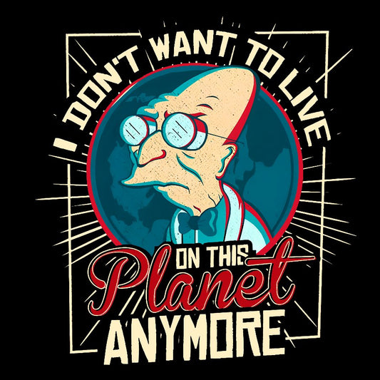 I don't want to live here Geek Cotton Sweatshirt