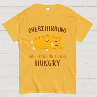Overthinking  But Getting Hungry Geek T-Shirt