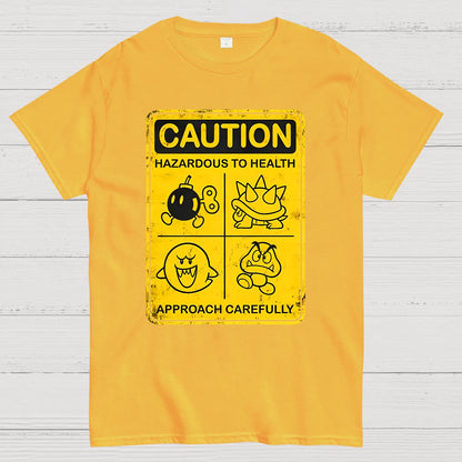 Caution Hazardous To Health Geek T-Shirt