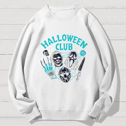 Halloween Club Geek Cotton Sweatshirt