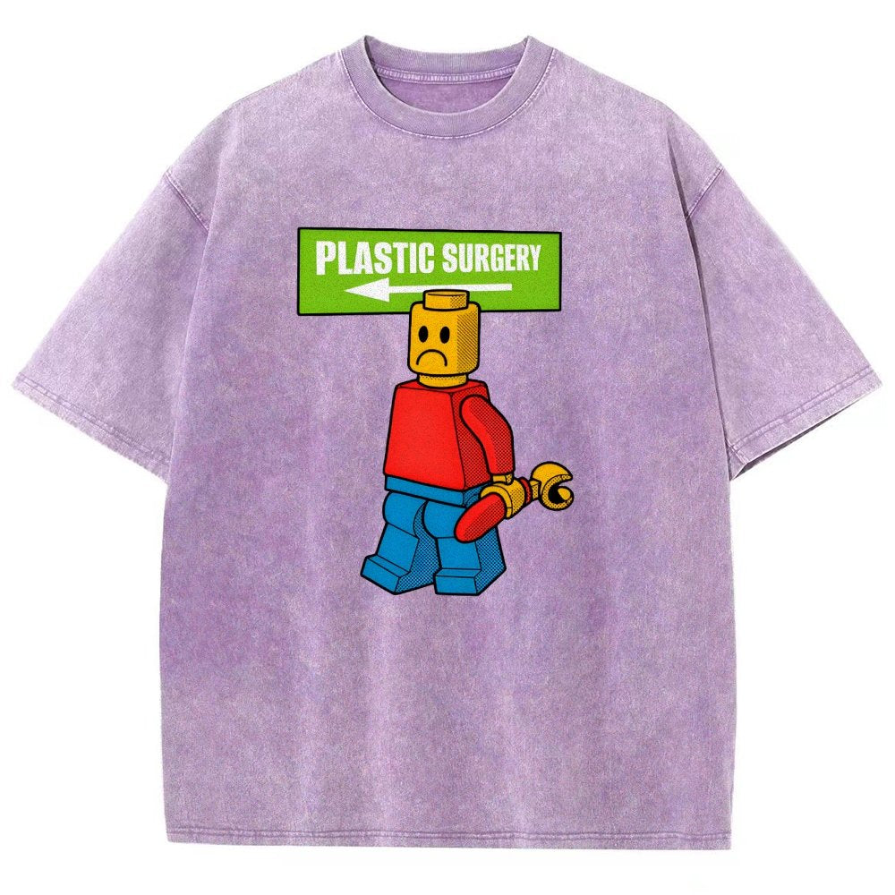 Plastic Surgery Vintage Distressed T-shirt