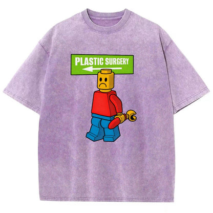Plastic Surgery Vintage Distressed T-shirt