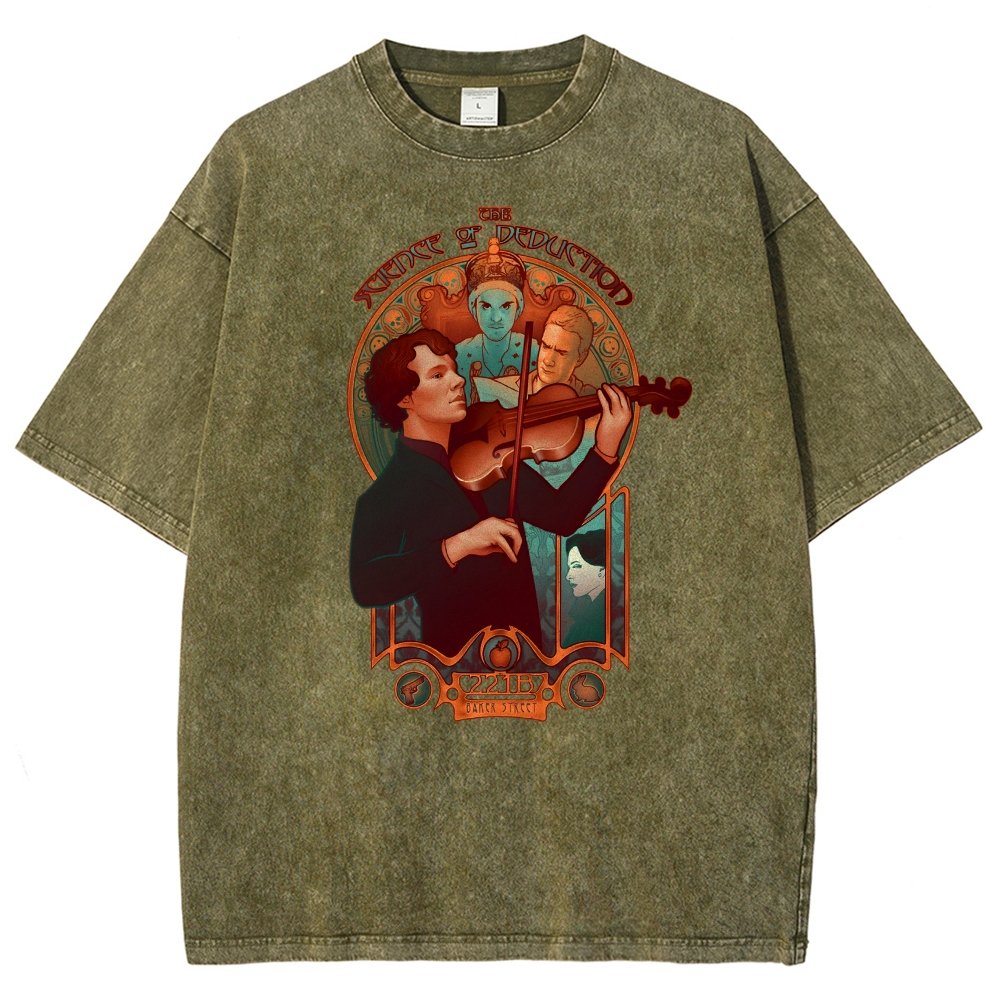 The Science of Deduction Vintage Distressed T-shirt