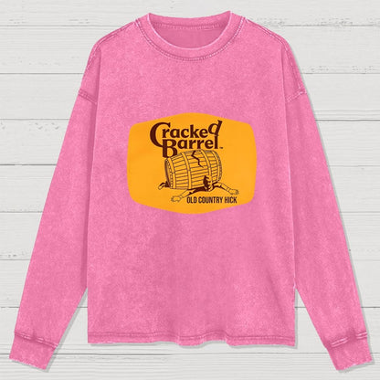 Cracked Barrel Old Country Hick Washed Long Sleeve Tee