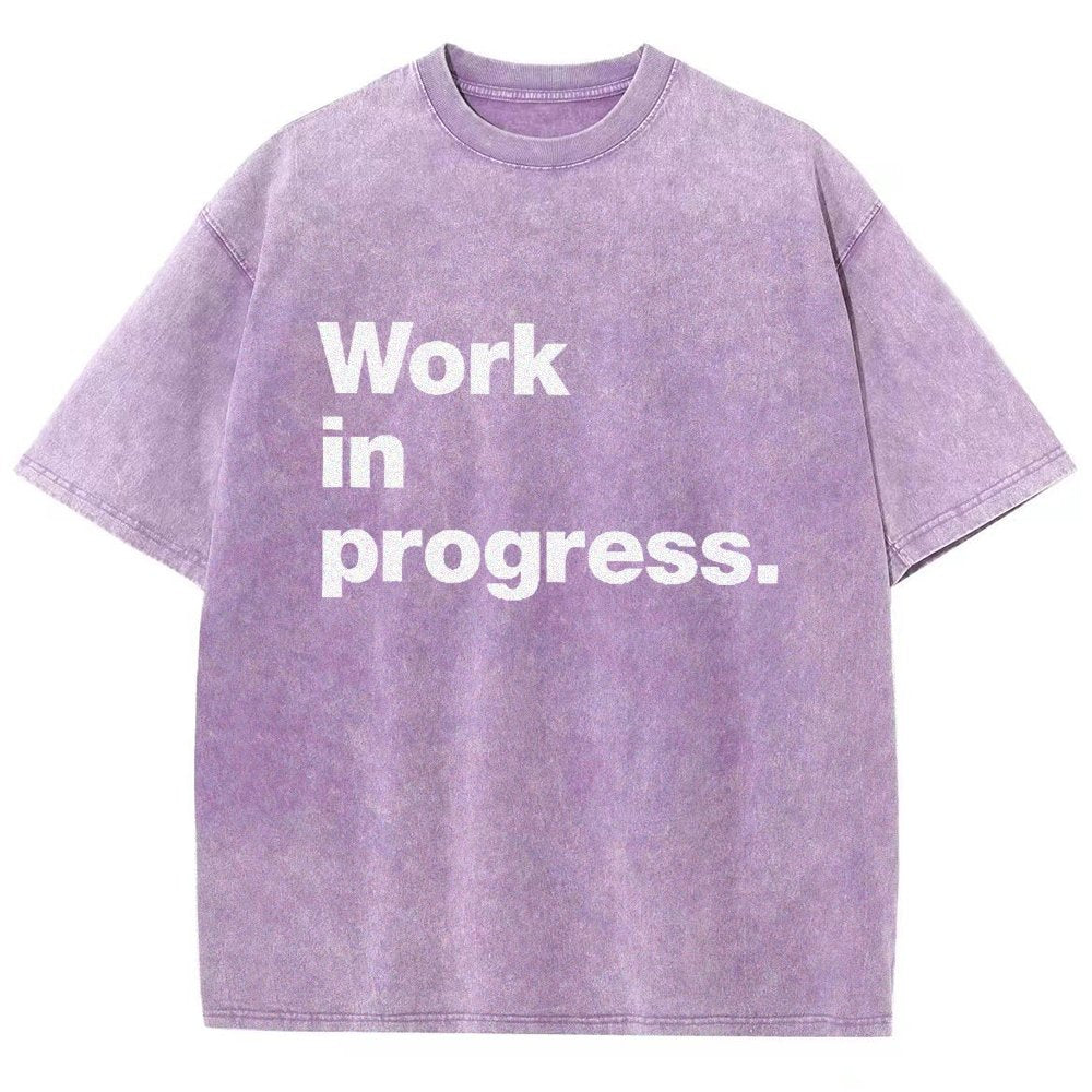 Work In Progress Vintage Distressed T-shirt