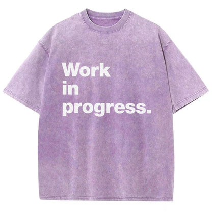 Work In Progress Vintage Distressed T-shirt