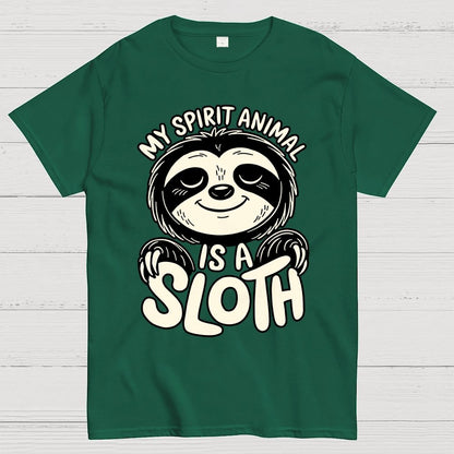 My Spirit Animal is a Sloth Geek T-Shirt