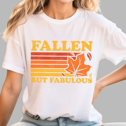 Fallen Autumn Leaves Geek T-Shirt