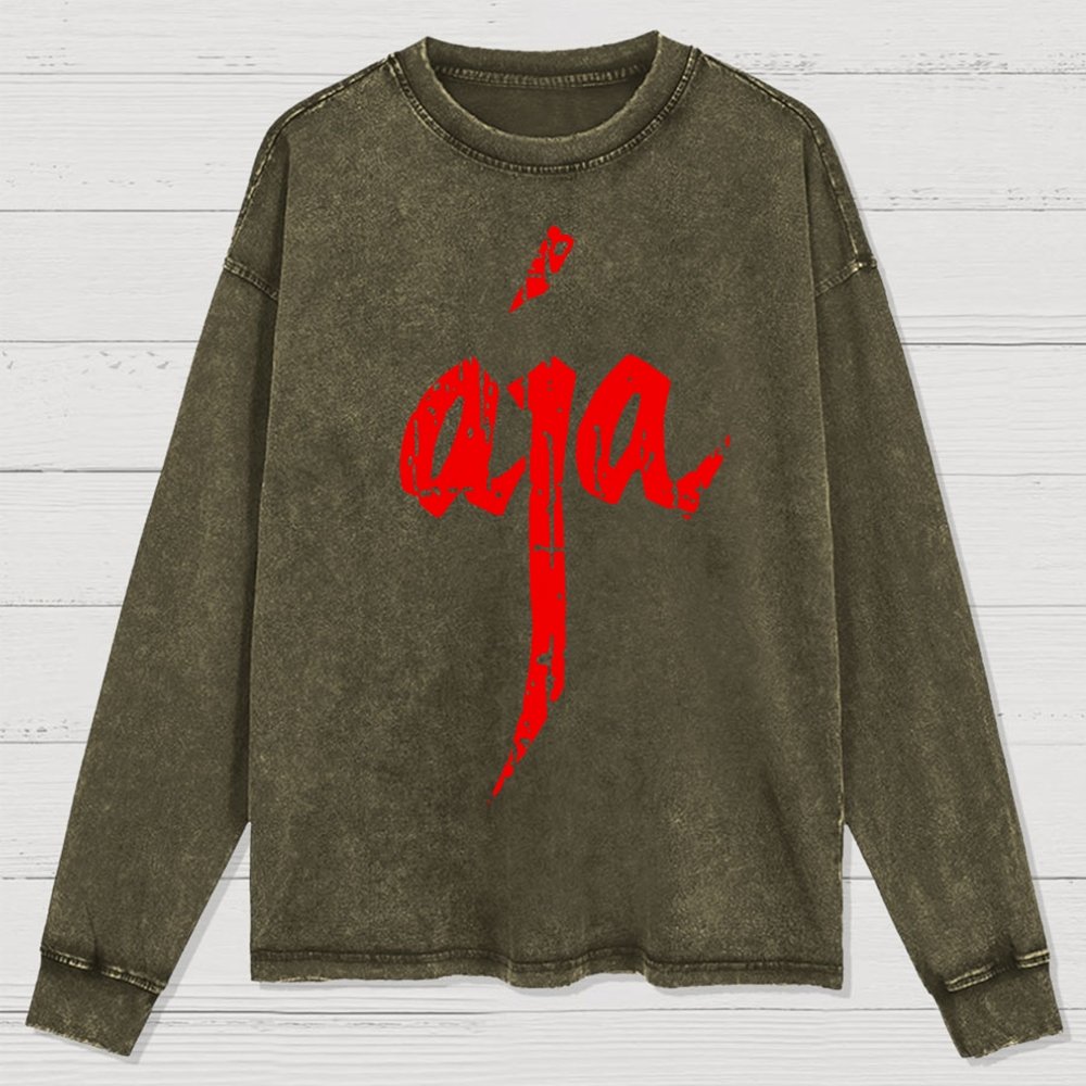 AJA Washed Long Sleeve Tee